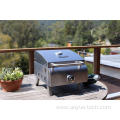 gas bbq grill outdoor with burner